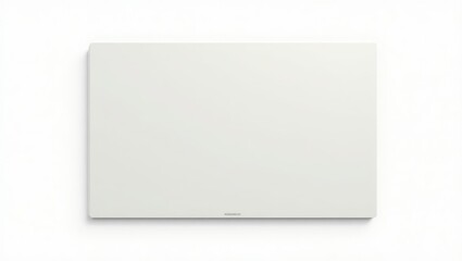 Fototapeta premium Blank, light gray rectangular surface.