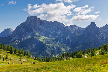 Fototapeta premium Hiking at Cima Tognola - Italy