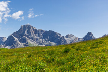 Fototapeta premium Hiking at Cima Tognola - Italy