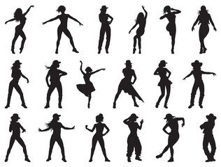 FEMALE DANCERS SILHOUETTE