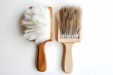 brush on white background