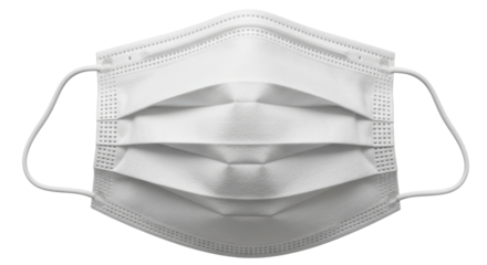 Isolated Medical Face Mask