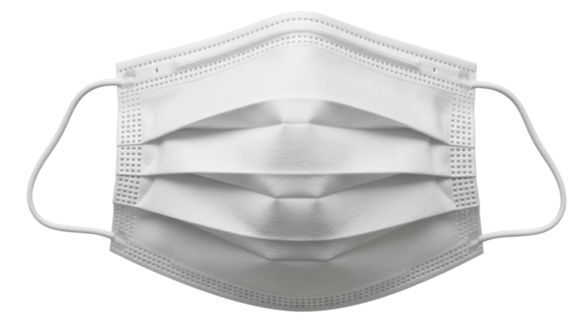 Isolated Medical Face Mask