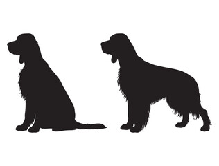 GORDON SETTER DOG SILHOUETTE