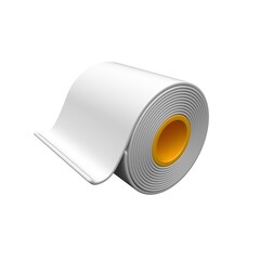 3D toilet roll icon used for hygiene and bathroom essentials.