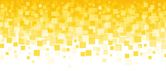 Abstract Yellow pixel background illustration