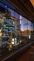 Tokyo, Japan &ndash; December 13, 2023 &ndash; Photo of Tokyo Station Central Entrance with Classic Red Brick Western Architecture from the Showa Era, Urban Nightlife, Daily Cityscape, and Transportation Hub