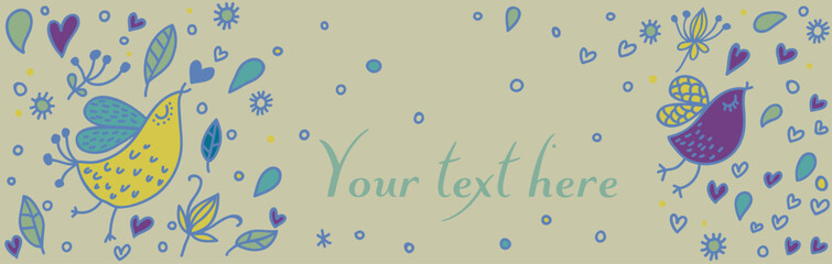 Vector poster design illustration, modern, vector, abstract green