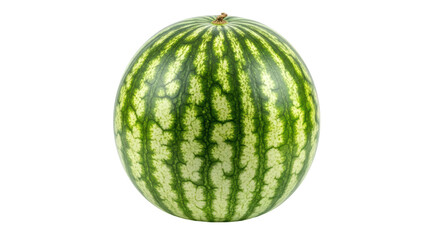 Isolated Whole Watermelon