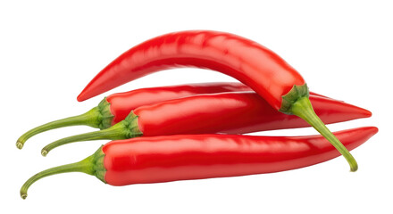 Isolated Chili Peppers