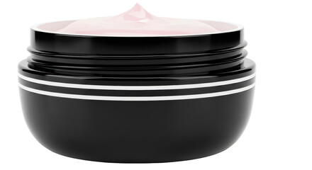 Isolated Cream Jar