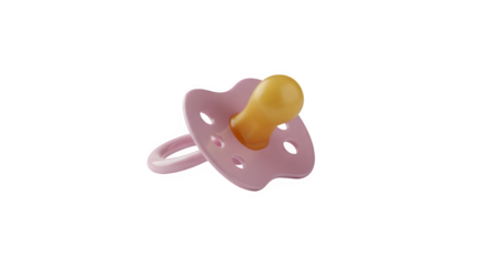 Baby pacifier isolated on PNG background.