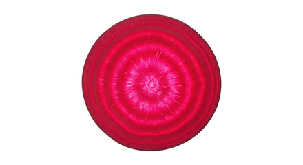 Isolated Red Beet Slice