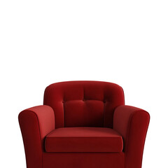 Fototapeta premium A luxurious, classic antique leather armchair with elegant wood details, perfect for a comfortable and stylish interior