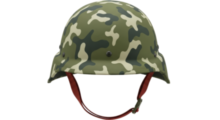 Isolated Military Helmet