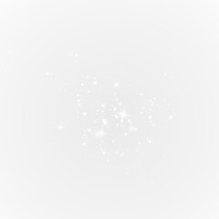 christmas light effect with glitter sparkle magic dust card white glow