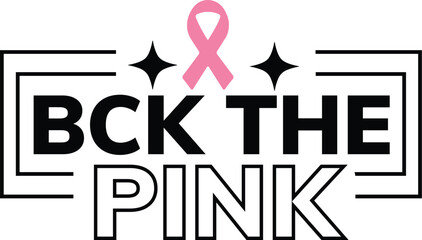 BCK THE PINK svg