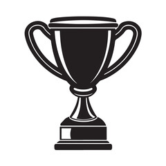 Minimal Trophy Vector Icon