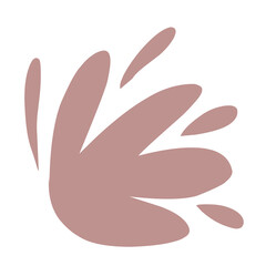 vector illustration of a pink abstract element