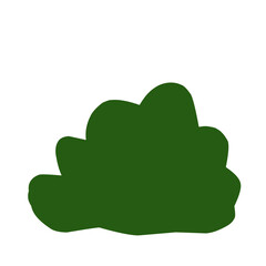 Green bushes vector illustration