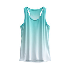 Light teal ombre tank top