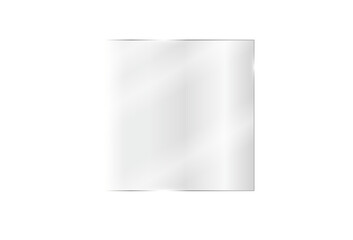 PNG Glass Acrylic Panel with Glossy Reflection on Transparent Background
