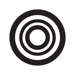 Concentric Circles Graphic Icon