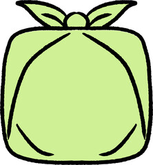 한국 보자기 일러스트