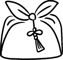 한국 보자기 일러스트