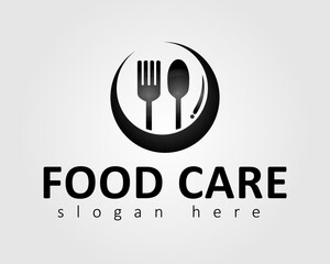 food care vector logo design illustration concept with business and company