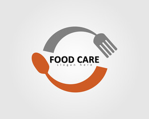 food care vector logo design concept for business and company