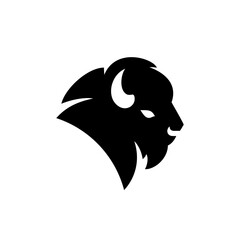 Monochrome Wild Bison Logo