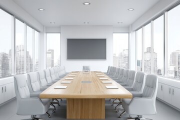 Modern conference room with city view (1)
