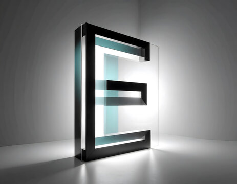 An elegant and ultra-minimal logo design centered around the letter &ldquo;E&rdquo;
