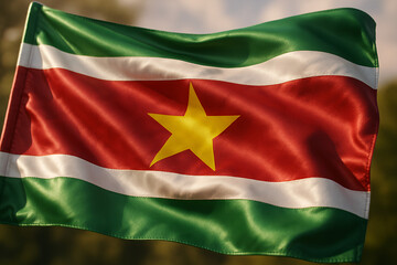 Obraz premium flag of Suriname 