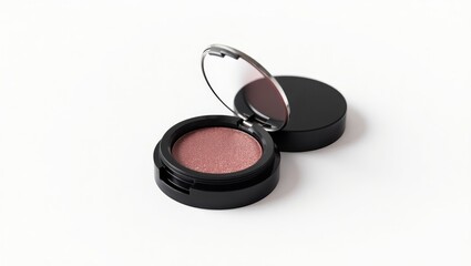 Compact blush in a rose shade.