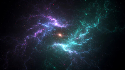 Fototapeta premium Cosmic Dust Vortex — Dark Abstract Swirl Background
