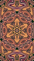 digital art in the form of a kaleidoscope