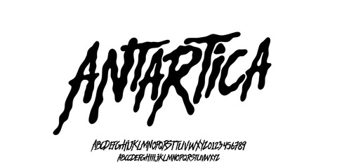 Elegant Hand Drawn Font. Rough Font. Creative Groovy Font Uppercase Lowercase And Number Classic Lettering Fashion Designs. Typography modern serif decorative vintage concept vector illustration