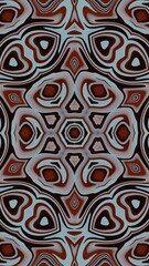digital art in the form of a kaleidoscope