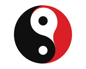 The yin yang symbol represents balance and harmony isolated on white background Ai Generated