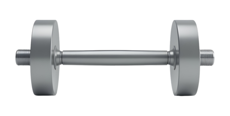 Dumbbell weight for exercise and fitness, promoting strength and active workout training