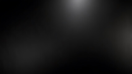 Obsidian Black Satin Background with Reflective Surface and Sharp Shadows, AI