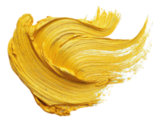 Abstract paint splatter, bright yellow