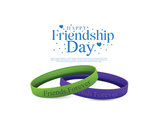 Friendship day illustration vector art