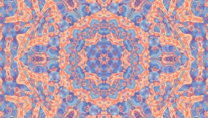 Abstract kaleidoscopic pattern
