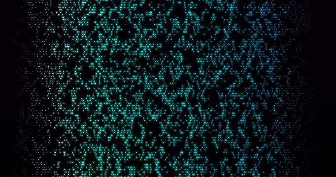 Points moving in signal noise. Loop
