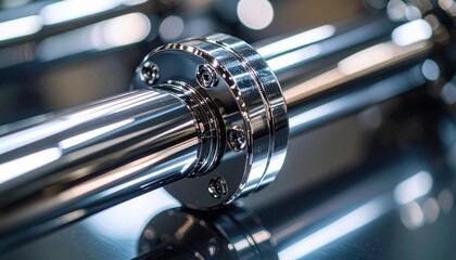 Industrial Metal Pipes Connection