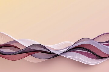 Abstract orange wave design with flowing lines and digital texture background for artistic web banner and wallpaper.