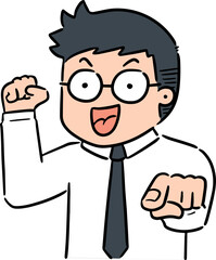 Illustration of businessman
